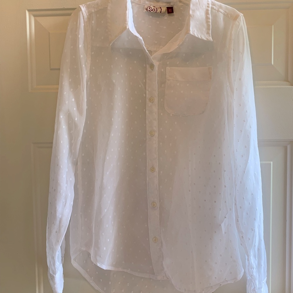 SO white button up